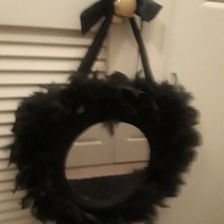 Hanging 17" x 16" Wall Mirror Decor - New 