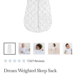 Dreamland baby weighted sleep sacks (4 Total)