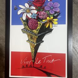 Cycling-themed Framed Wall Poster
