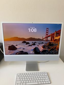 iMac 24inch M1 with apple touchpad