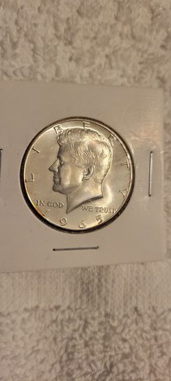 1965 Uncirculated Kennedy Half Dollar silver