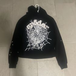Black and White Sp5der hoodie