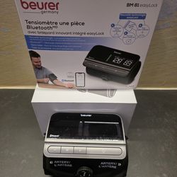 Beurer - Bluetooth One-Piece Blood Pressure Monitor - Black