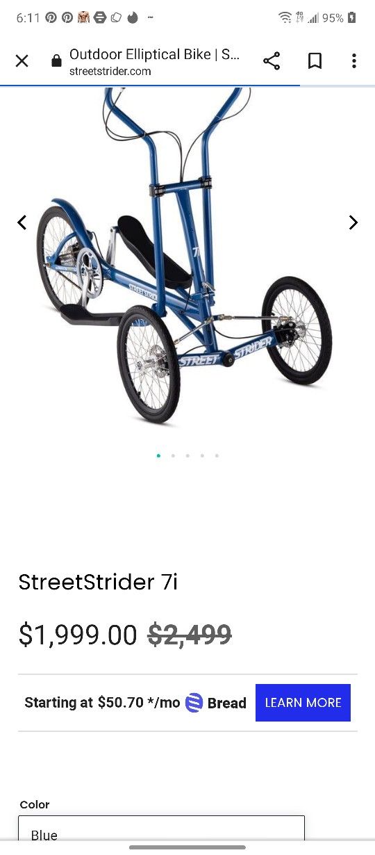 Elliptical Street Strider 7 i