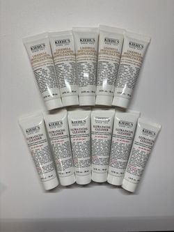 Kiehl's Calendula Deep Cleansing & Ultra Facial Cleanser mini set 11 total