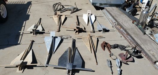 Variety Of Boat Anchors