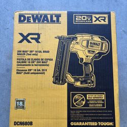 dewalt xr 20 18ga brad nailer tool only