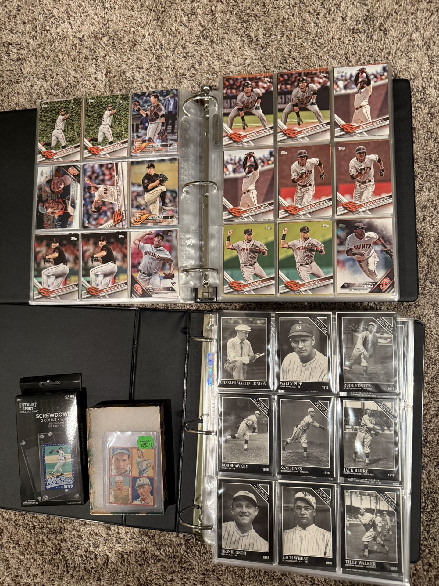 Baseball Cards including Shohei Ohtani rookie cards and ricky henderson rookie card.