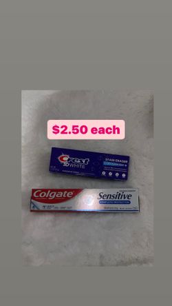 New Crest 3D White Colgate Sensitive Pro Health Gum Care Toothpaste Mouthwash