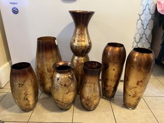 Seven Piece Vase Set 