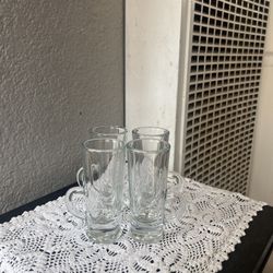 Princess House Set De 4 Tequileros De Heritage.