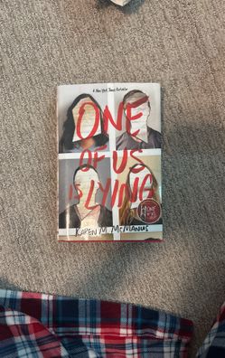 One Of Us Is Lying Hardcover Book