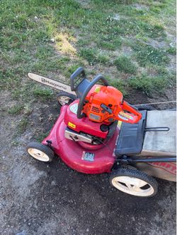 Husqvarna chain saw ran last year. Needs carb cleaned