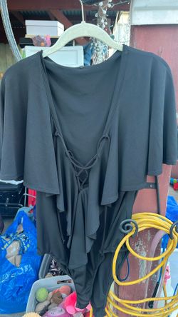 Black Body Suit Large