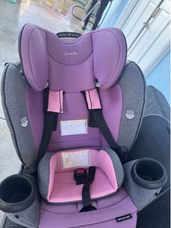 Evenflo Gold Revolve 360 Extend All-in-One Rotating Convertible Car Seat- Opal Pink