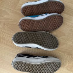 Used Kids Vans Size 13  10 Each