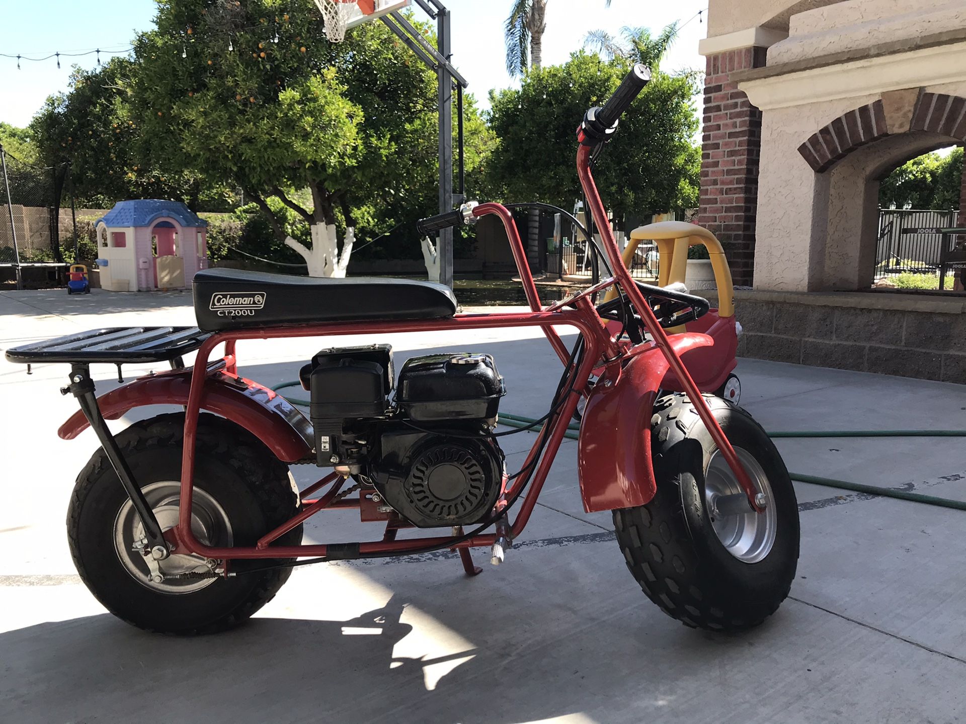 Coleman CT-200U Pit bike with 196cc motor.