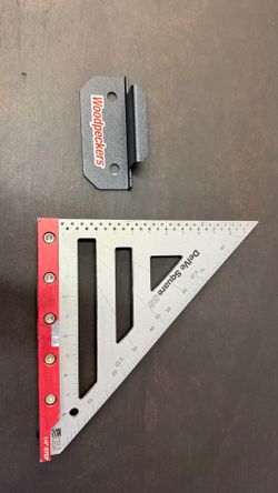 Woodpecker DelVe Square SS - 6 Inch Stainless Steel with Rack-It
