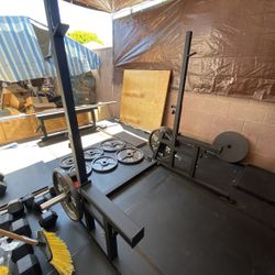 Squat/Bench Rack (LIKE NEW)