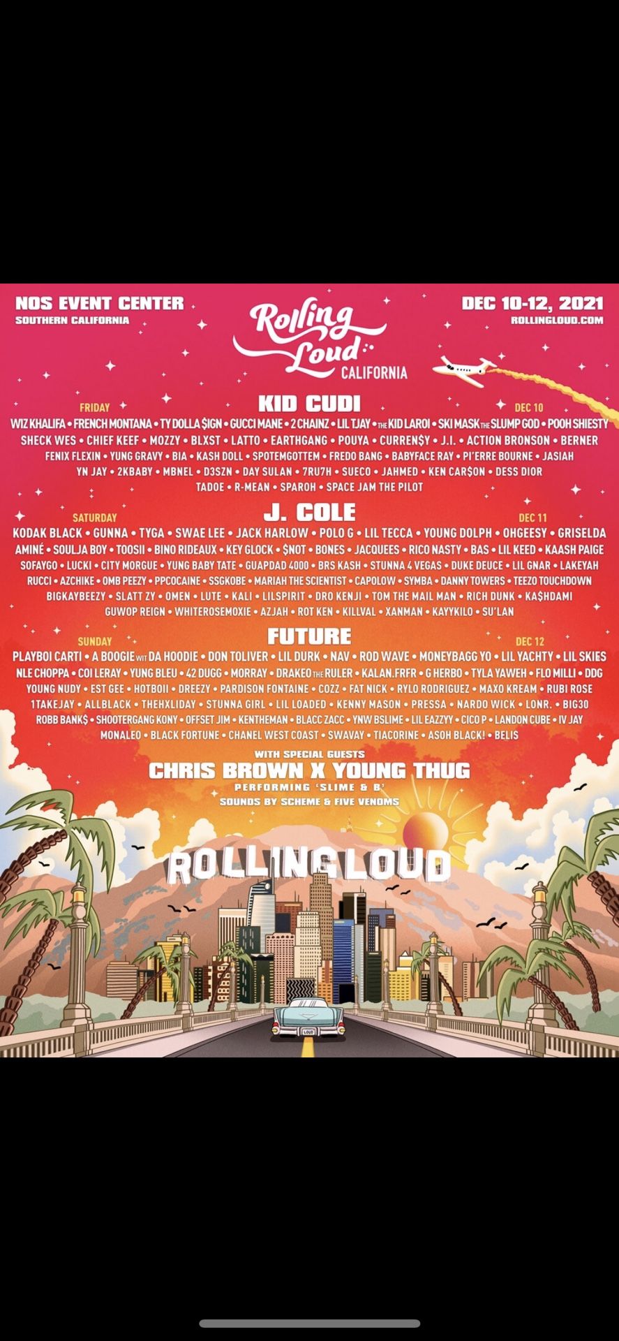 Rolling Loud LA GA Tickets