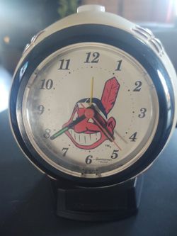 Chief Wahoo clock