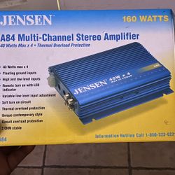 Jensen Multi Channel Stereo Amplifier 