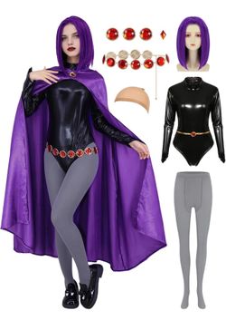 Raven Teen Titans women’s Cosplay size Medium Costume
