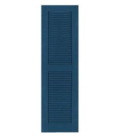 Louvered Shutter with Straight Top (Set of 2)