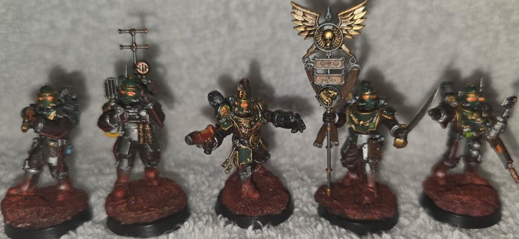 Solar auxilia. Tactical command section Warhammer Set
