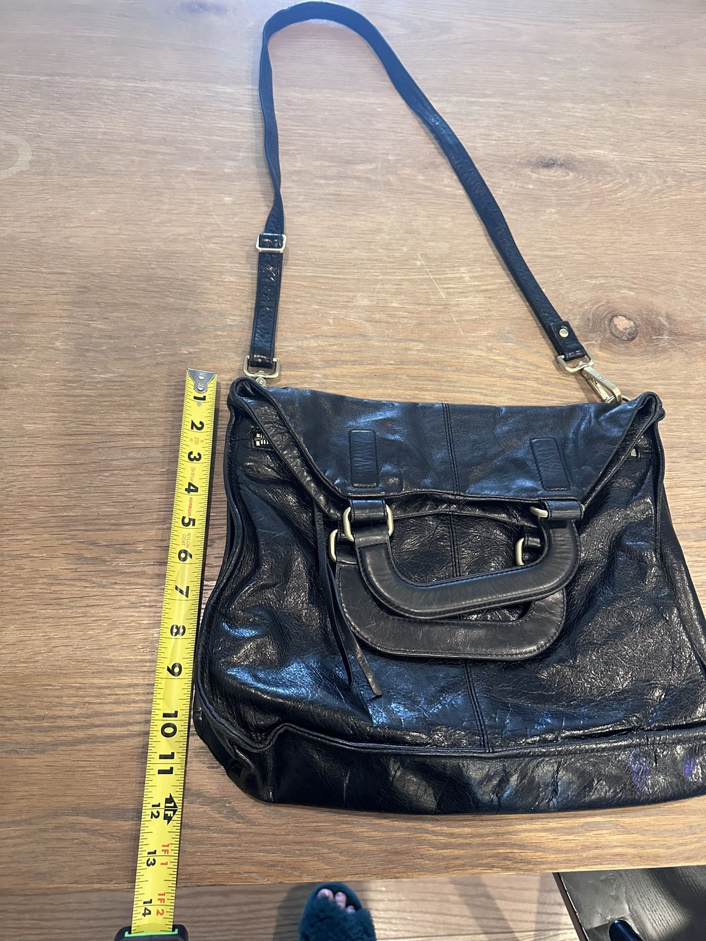 HOBO Leather Black Crossbody 