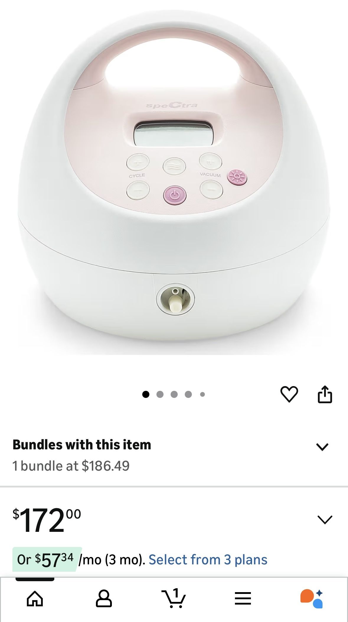 Brand New Unopened Spectra S2 Breast Pump With Accessories Included (Bottles, Flanges, Tubing)