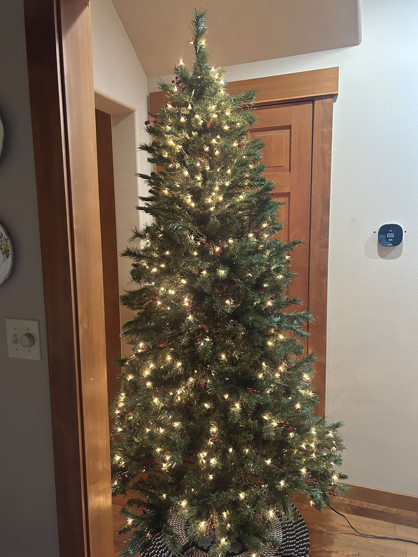 7.5” Pre-lit Hammond Pine Christmas Tree