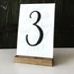 Wedding! Table number holder, wood sign holder, menu holder, wood table number, wood card holder