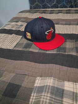 Miami Heat Denim Snapback!