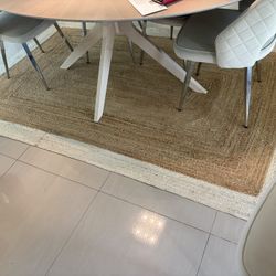 5’ x 8’ Jute rug bought new June 2025