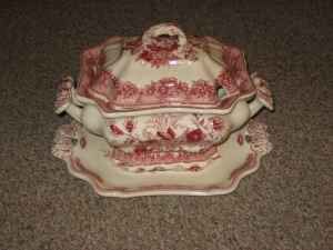 Mason's antique china Soup Tureen.