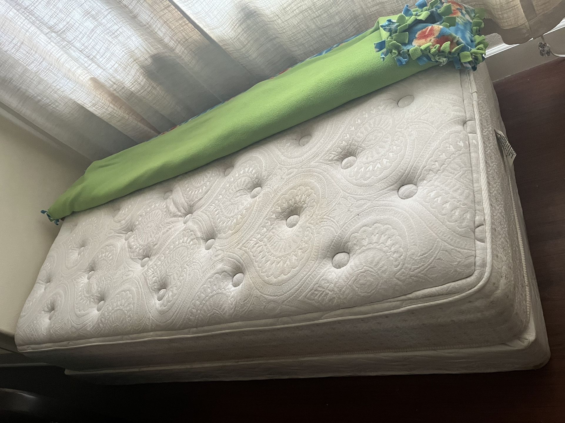 Twin Size Bed + Box Spring - Good Condition