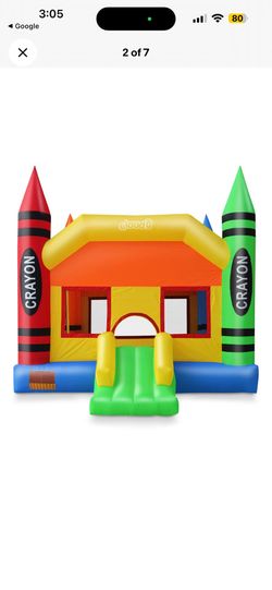 Cloud 9 Crayon bounce house R 64