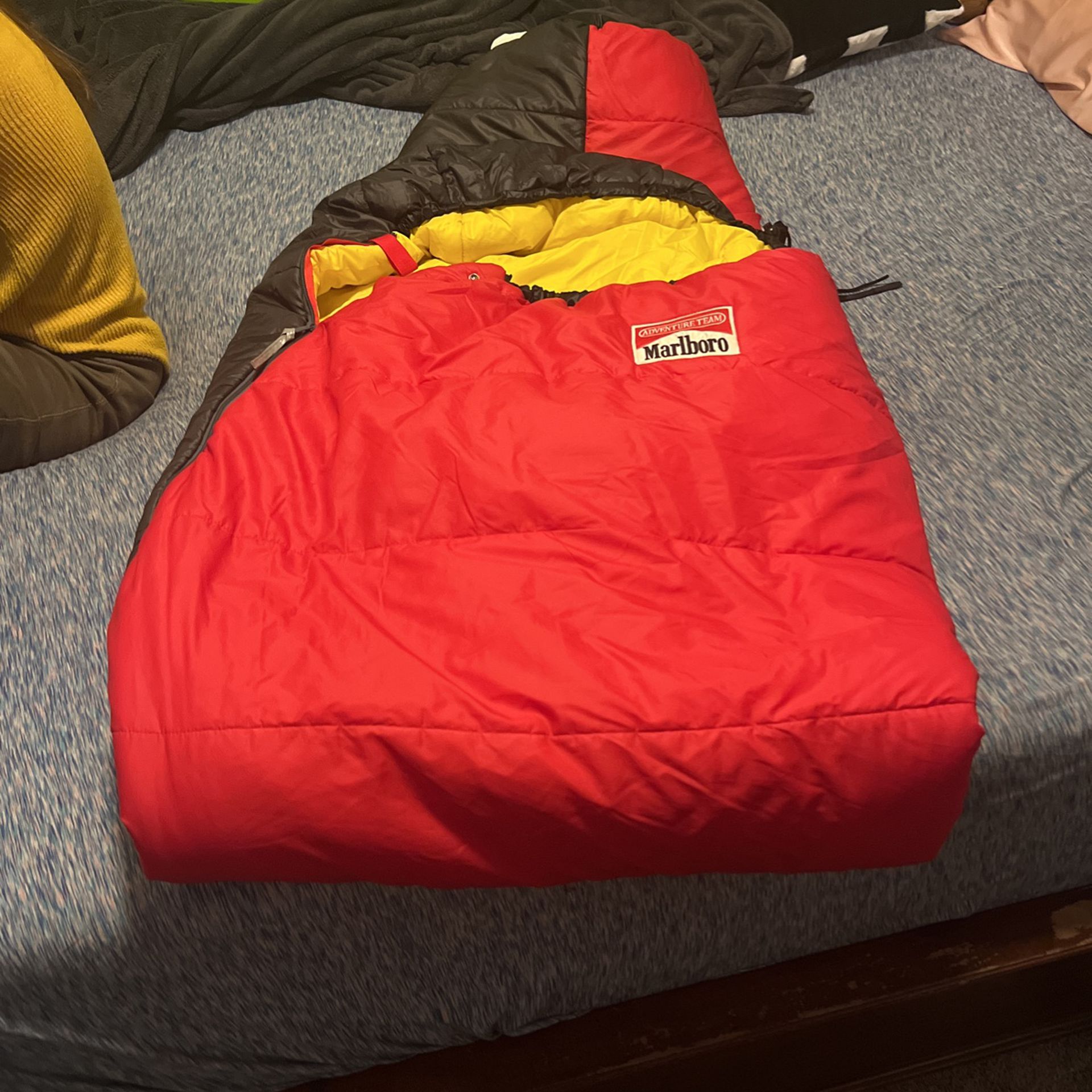 vintage marlboro sleeping bag