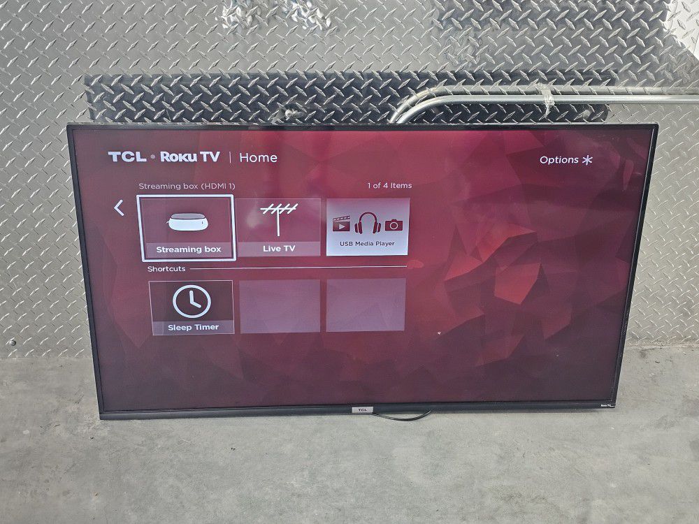TCL 50-inch Class 4-Series 4K UHD Smart Roku LED TV - 50S435, 2021 Model

