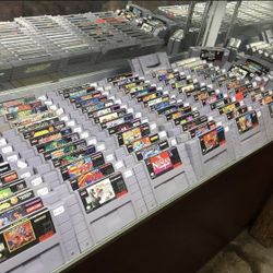 Super Nintendo Games $10-$300 Each Gamehogs 11am-7pm