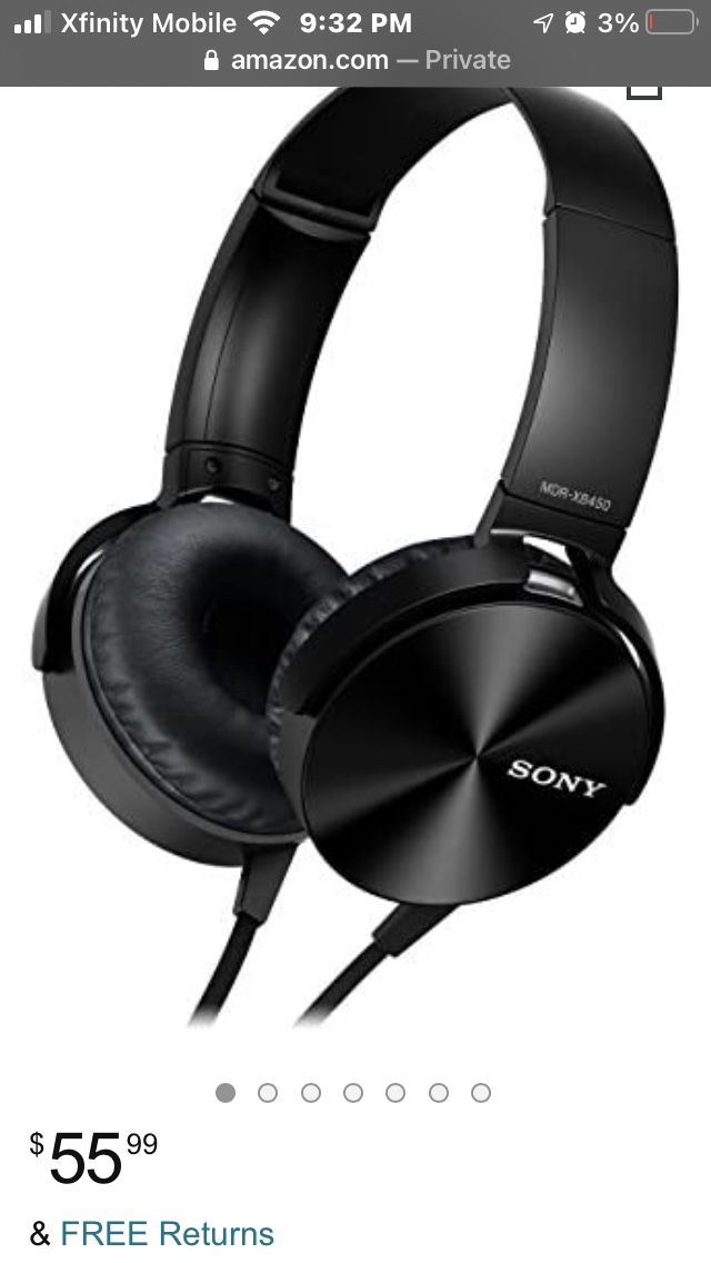 Sony, MDR-XB450AP, Black, OSFA