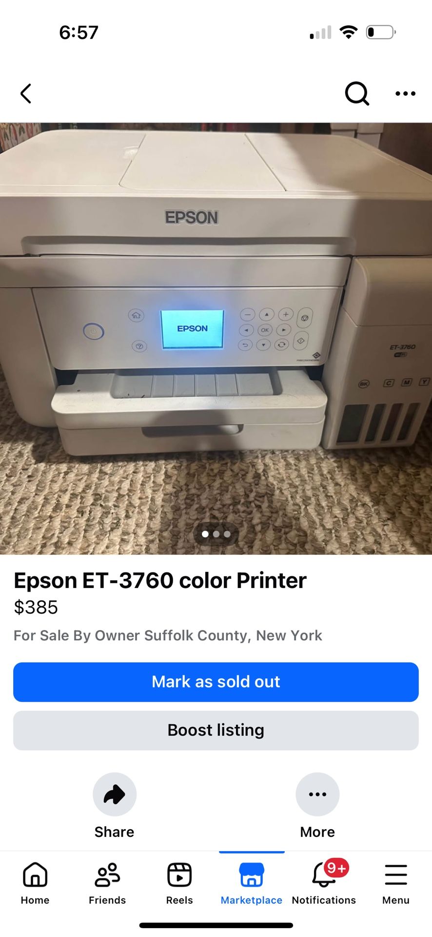 Epson ET-3760 Color Printer