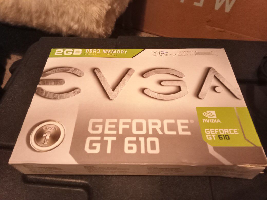 (New)  Evga Nvidia geforce gt 610 2  2.0 graphics card