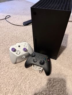 Xbox Series X Console with Two Controllers