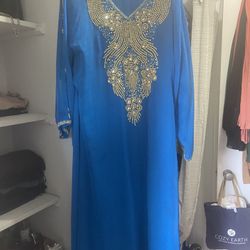 Bleu Dress For Partys 