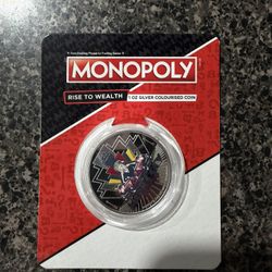 Monopoly 1oz Silver Proof Round 