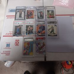10 Graded Sports Cards 