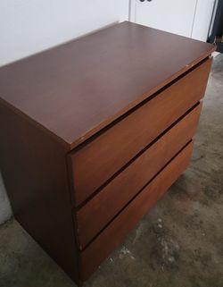 IKEA small dresser and Kallax shelf
