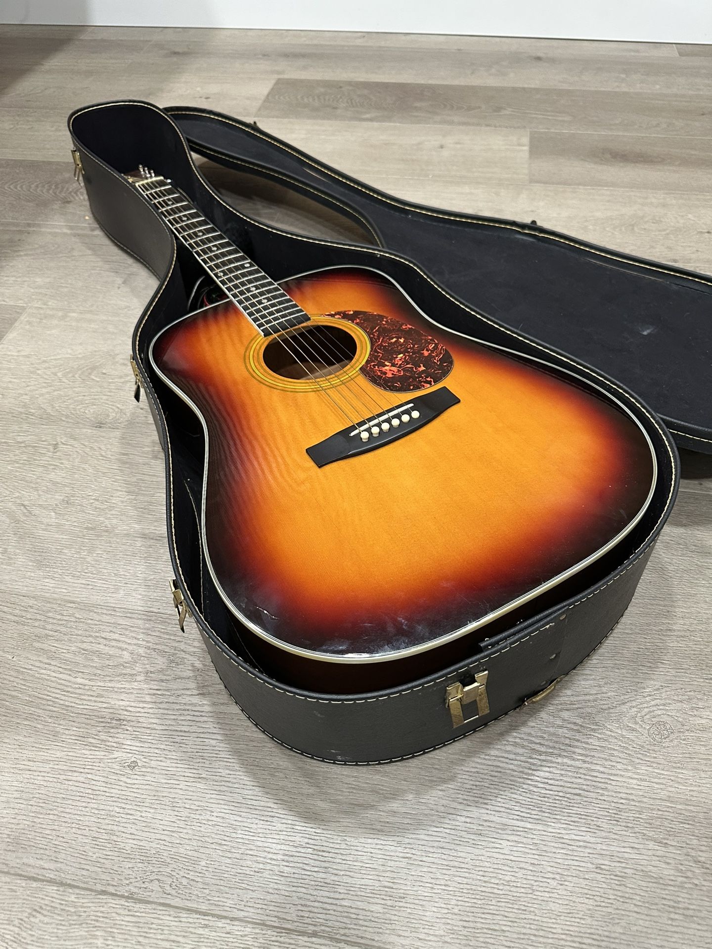 Vintage Hohner HW-400SB Western Series Acoustic Guitar (Made in Korea, Sunburst)